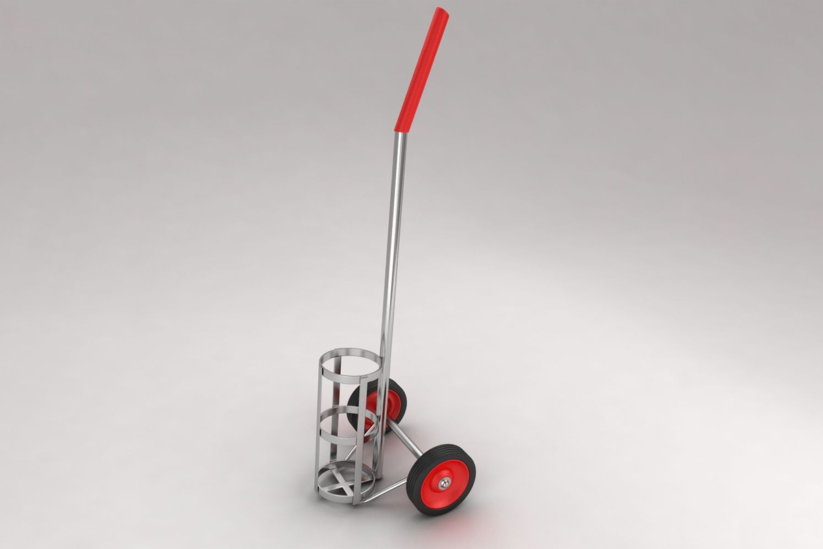 Hospital Oxygen Trolley